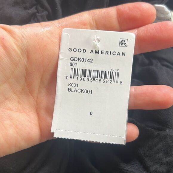 NWT GOOD AMERICAN Ruched Maxi dress XS - Picture 5 of 6